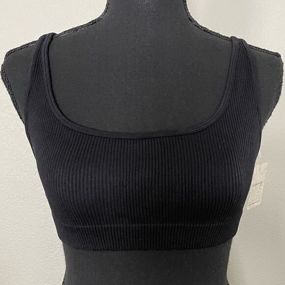 NWT Free People Sienna Strappy Rib Bra - Picture 1 of 10